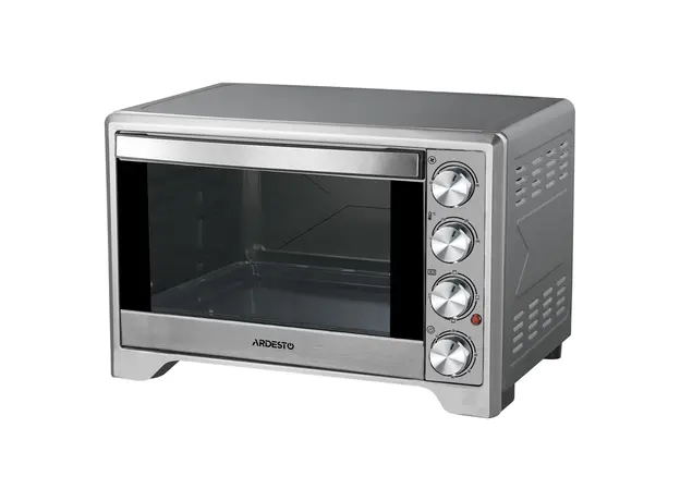 Electric Oven ARDESTO MO-T60PSS, 60 L, 2200W, Mechanical, Convection, Double Glass, Grey, 2 image