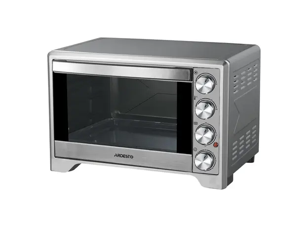 Electric Oven ARDESTO MO-T60PSS, 60 L, 2200W, Mechanical, Convection, Double Glass, Grey