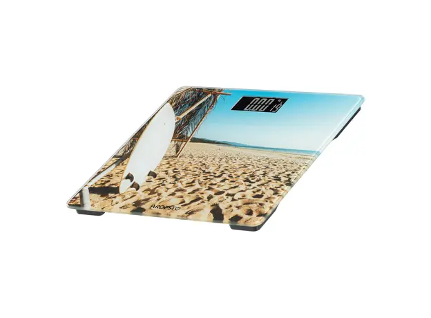 Floor Scale ARDESTO SCB-965SURF SURF, 150 kg, 2xAAA Included, Glass, Multicolor, 2 image