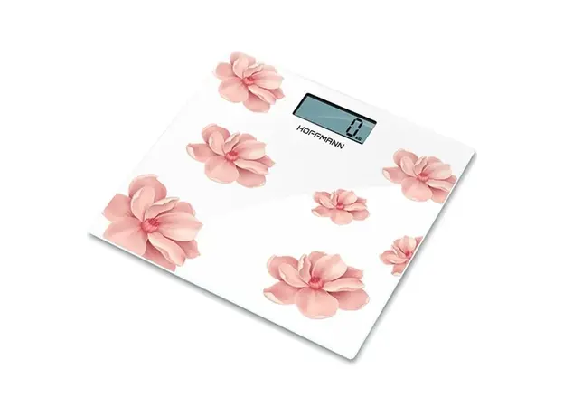 Bathroom Scale Hoffmann BS180FL, Glass, 180 kg, White