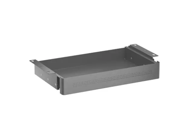 Under-Desk Drawer Vertex VX-UDSD-488B Storage Drawer (Standard Size), 488x266~462x73 mm, Black
