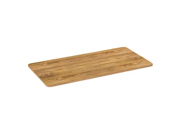 Table Top Vertex VX-WTT-12060LR One-Piece Wood Table Top, 1200x600x18 mm, Bright Rustic