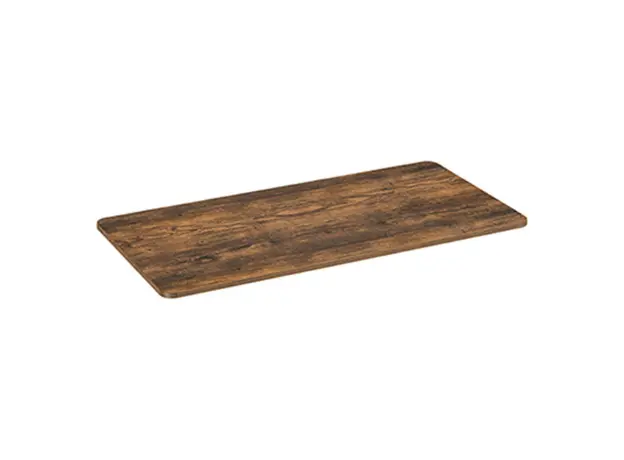 Table Top Vertex VX-WTT-12060RB One-Piece Wood Table Top, 1200x600x18 mm, Rustic Brown