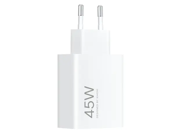 Mobile Charger Xiaomi 45W Turbo Charging Power Adapter (Type-A) MDY-17-EF, 45W, USB-A, EU, White, 3 image