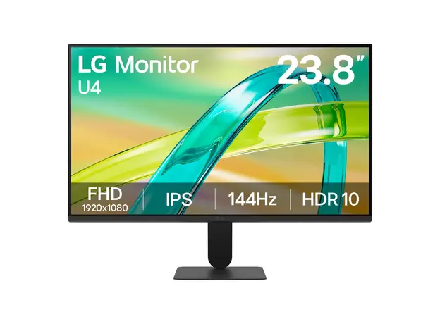 Monitor LG 24U411B-B 23.8" FHD IPS 144Hz 5ms (GtG) HDR10 FreeSync Premium HDMI D-Sub Black