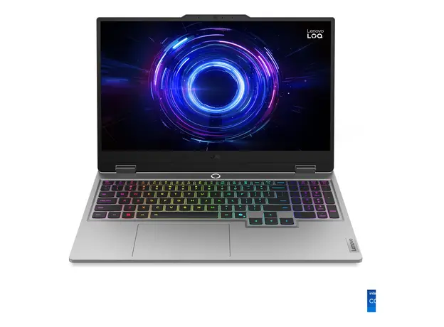 Laptop Lenovo 83JE0189RK LOQ 15IRX10, 15.6" FHD IPS 144Hz, i7-13645HX, 16GB, 512GB SSD, RTX5050 8GB, No OS, Luna Grey, 2 image