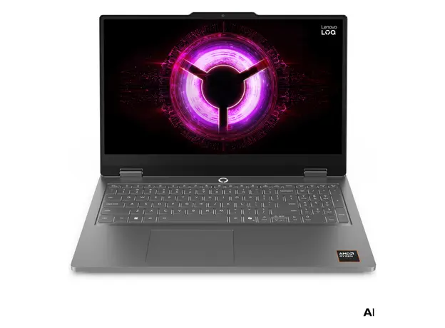 Laptop Lenovo 83VA003NRK LOQ Essential 15ARP11, 15.6" FHD IPS 144Hz, Ryzen 5 150, 16GB, 512GB SSD, RTX5050 8GB, Win 11 Home, Luna Grey, 2 image