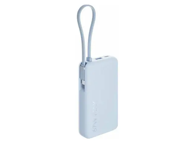 Power Bank Xiaomi 67W 20000mAh Integrated Cable PB2067, Built-in USB-C Cable, Ice Blue, 2 image