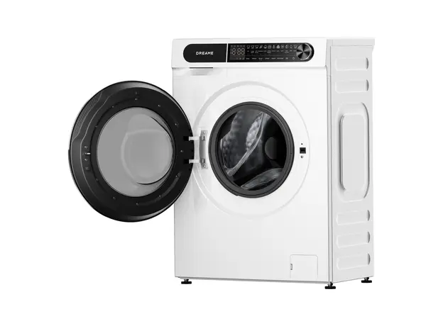 Washing Machine Dreame DWF08S50WAGL S Series, 8 kg, 1400 rpm, 45 cm depth, Steam Wash, White, 3 image