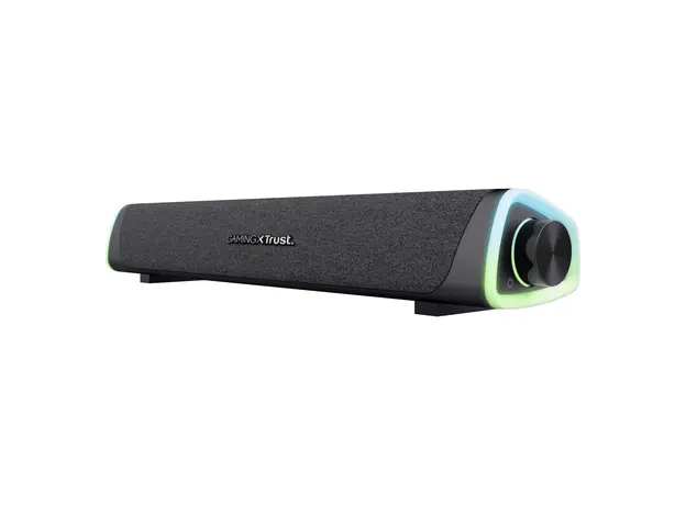 Soundbar Trust GXT 620 Axon RGB 24482, 12W, USB Powered, 3.5mm AUX, RGB Lighting, Black