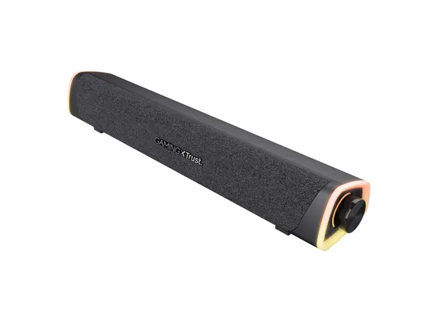 Soundbar Trust GXT 620 Axon RGB 24482, 12W, USB Powered, 3.5mm AUX, RGB Lighting, Black, 2 image