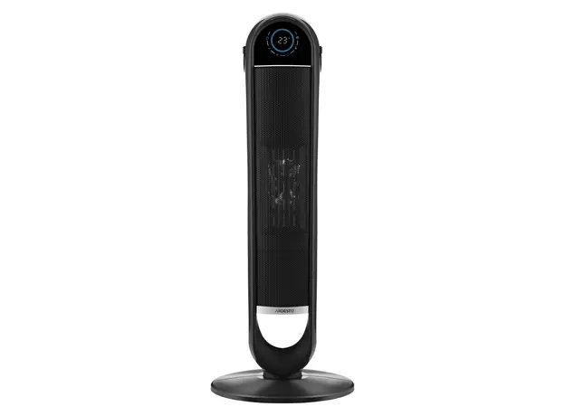 Fan Heater ARDESTO FHC-2000ECGR, 2000W, 20m², Ceramic Heating Element, Electronic Control, Remote Control, Gray