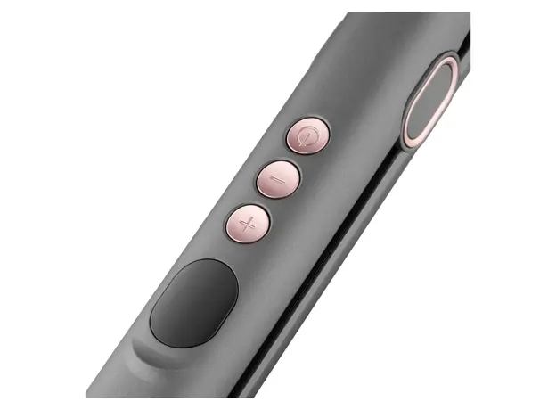Hair Straightener ARDESTO HC-R360PT Pink Touch, 52W, 150-230°C, Ceramic Plates, LED Display, Grey/Pink, 4 image