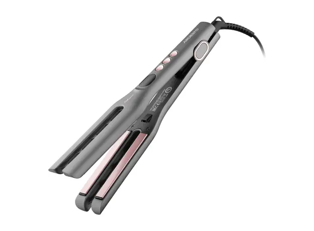 Hair Straightener ARDESTO HC-R365PT Pink Touch, 68W, 150-230°C, Ceramic, Grey/Pink