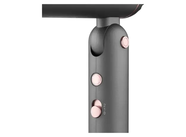 Hair Dryer ARDESTO HD-R360PT Pink Touch, 1300W, BLDC Motor, 2 Speeds, 3 Heat Settings, Foldable Handle, Gray/Pink, 5 image