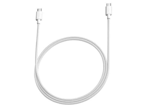 USB Cable Xiaomi 3A Braided USB-C to USB-C Cable, 1m, 3A, PD3.0, White