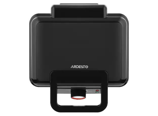 Waffle Maker ARDESTO SM-L100LWAFFLE, 1200W, Thick Waffles, 23×16.8 cm Plates, Temperature Control, Black, 3 image