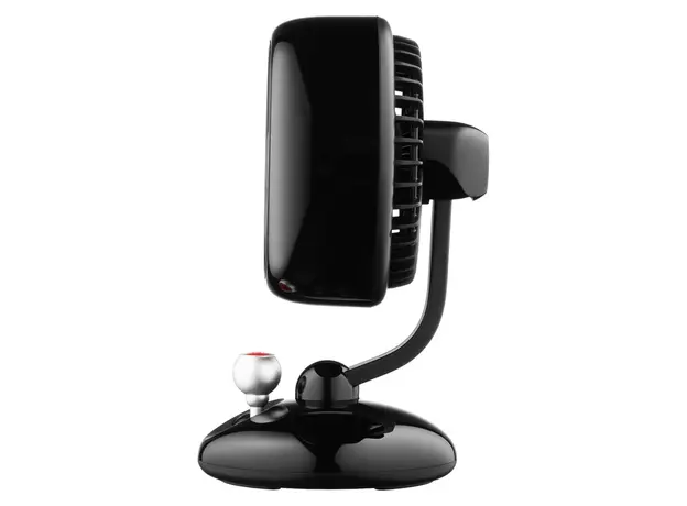 Fan ARDESTO AviaFan FT-F3600BL, Desktop, 12 cm, Rechargeable, Backlight, USB-C, Black, 3 image