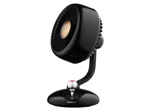 Fan ARDESTO AviaFan FT-F3600BL, Desktop, 12 cm, Rechargeable, Backlight, USB-C, Black, 5 image