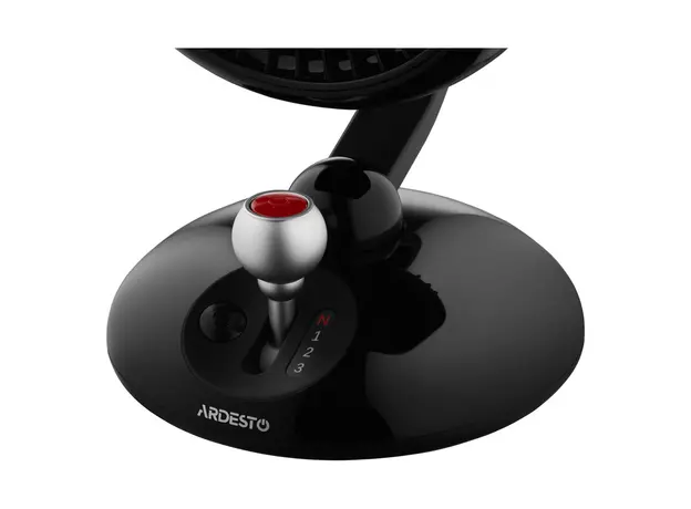 Fan ARDESTO AviaFan FT-F3600BL, Desktop, 12 cm, Rechargeable, Backlight, USB-C, Black, 6 image