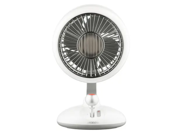 Fan ARDESTO AviaFan FT-F3600W, Desktop, 12 cm, Rechargeable, Backlight, USB-C, White, 3 image