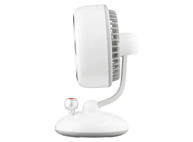 Fan ARDESTO AviaFan FT-F3600W, Desktop, 12 cm, Rechargeable, Backlight, USB-C, White, 4 image