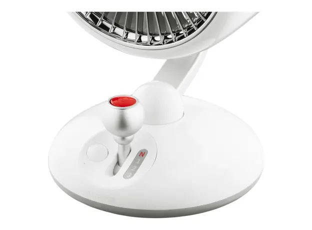 Fan ARDESTO AviaFan FT-F3600W, Desktop, 12 cm, Rechargeable, Backlight, USB-C, White, 7 image