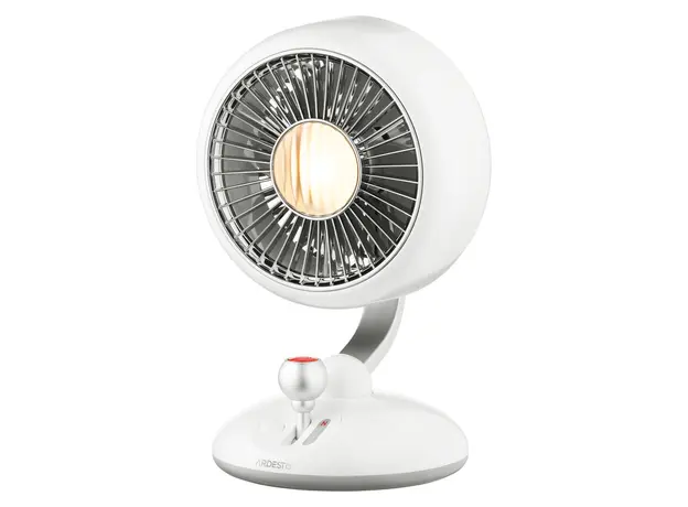 Fan ARDESTO AviaFan FT-F3600W, Desktop, 12 cm, Rechargeable, Backlight, USB-C, White