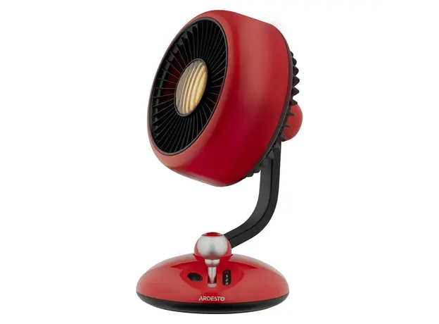 Fan ARDESTO FT-F3600RD AviaFan Desktop, 12 cm, Rechargeable 3600mAh, LED Light, USB Type-C, Red, 5 image