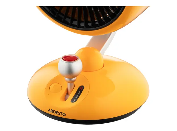 Fan ARDESTO FT-F3600Y AviaFan Desktop, 12 cm, Rechargeable 3600mAh, LED Light, USB Type-C, Yellow, 6 image