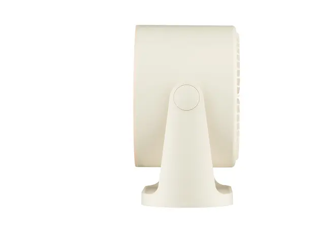 Fan ARDESTO FT-M75BG OneBreeze, 5W, Desktop/Wall-Mounted, 12 cm, 3600 mAh Battery, Touch Control, Display, USB-C, Beige, 5 image
