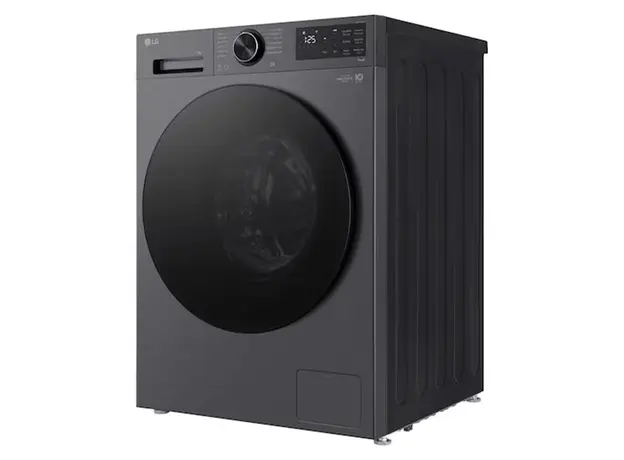 Washing Machine LG F2X5FYNY6.AEBQME3, 9 kg, 1200 rpm, Inverter, Steam, Black, 3 image