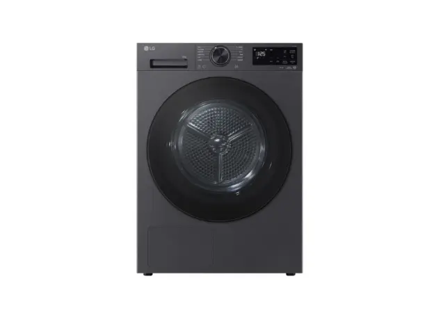 LG RH10X56VENP.AEBQME3 Dryer 10 KG 85x60x69 Inverter Heat Pump Reversible Door Matt Black