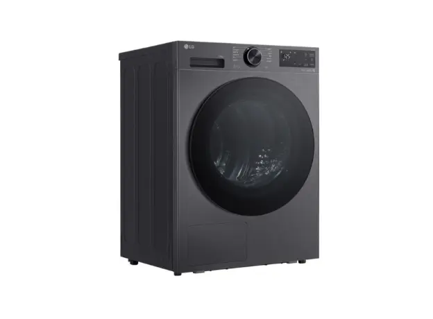 LG RH10X56VENP.AEBQME3 Dryer 10 KG 85x60x69 Inverter Heat Pump Reversible Door Matt Black, 2 image