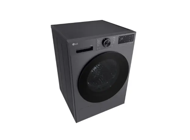 LG RH10X56VENP.AEBQME3 Dryer 10 KG 85x60x69 Inverter Heat Pump Reversible Door Matt Black, 4 image