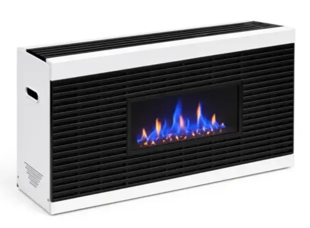 Gas Heater HOSSEVEN HDUV-8 White Zebra Fan (80-100 m2), 2 image