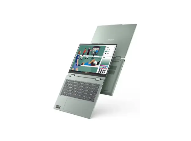 Laptop IdeaPad 5 2-in-1 14" OLED Touch Ryzen 5 230 32GB 1TB SSD Integrated Graphics Win 11 Home Breeze Moss, 11 image