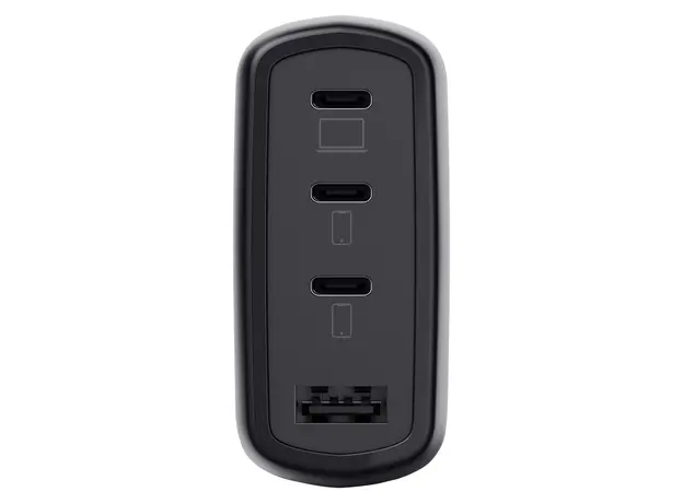 Charger Trust Maxo 65W GaN (26067), 3x USB-C + 1x USB-A, with 2 m cable, Black, 3 image