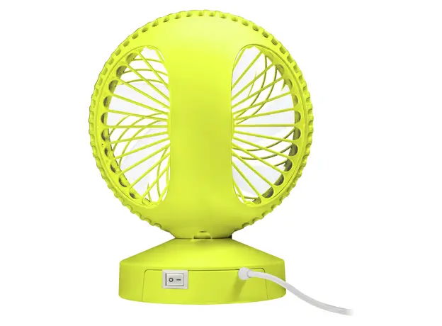 Fan Trust Ventu USB Cooling Fan (22745), Yellow, 3 image