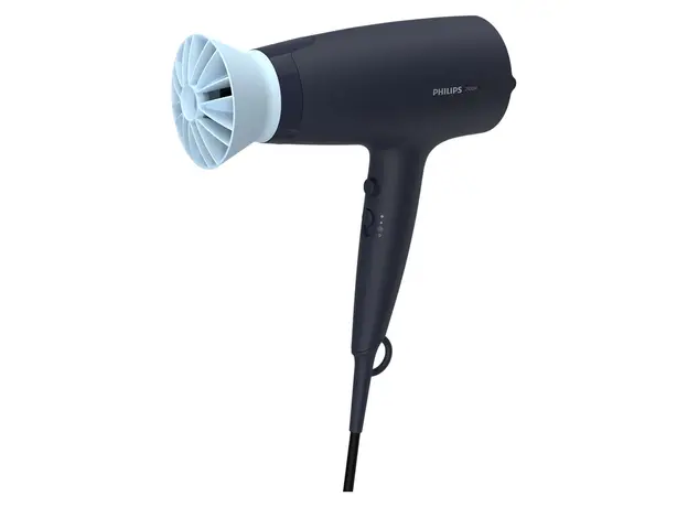 Hair Dryer Philips BHD360/20 3000 Series, 2100W, ThermoProtect, Ionic, 6 Settings, Black