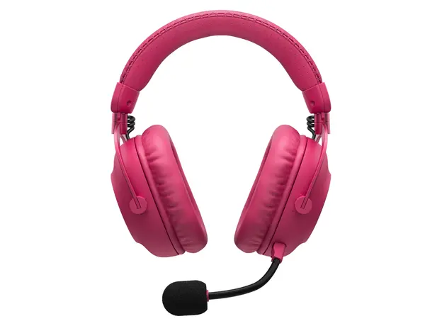 Headset Logitech G PRO X 3 LIGHTSPEED 981-001756, Wireless, Bluetooth 5.3, 50mm PRO-G GRAPHENE, 70h, Magenta, 2 image
