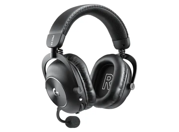 Headset Logitech G PRO X3 LIGHTSPEED 981-001740, LIGHTSPEED 2.4GHz / Bluetooth / 3.5mm, 50mm GRAPHENE, 70h, Black, 3 image