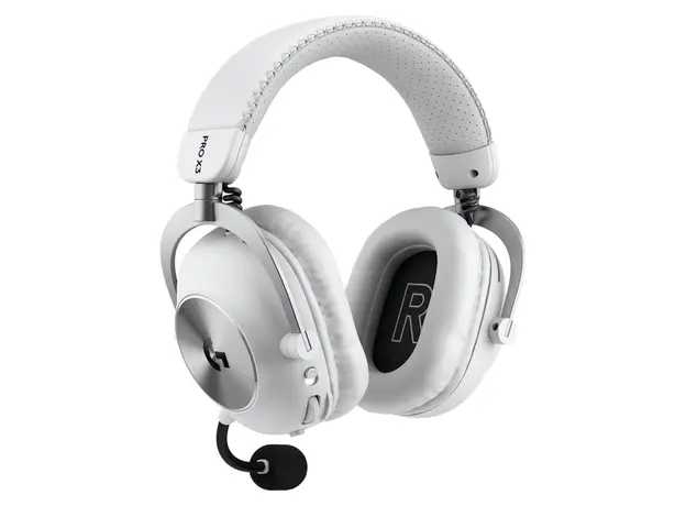 Headset Logitech G PRO X3 LIGHTSPEED 981-001748, Wireless, 50mm PRO-G GRAPHENE, Bluetooth, 70h, White, 3 image