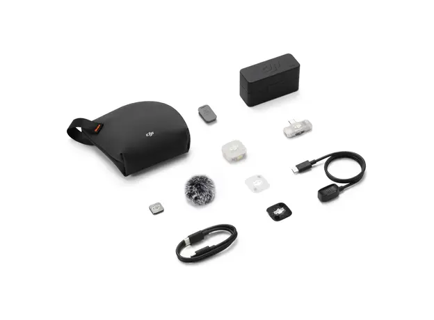 Microphone DJI Mic Mini 2S (1 TX + 1 Mobile RX + Charging Case), Wireless, 32-bit Float Internal Recording, USB-C, 2 image