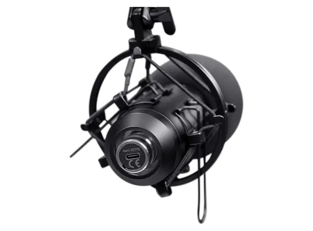 Microphone Trust GXT 270 Emita II+ 25770, USB Streaming Microphone with Adjustable Arm, Cardioid, Black, 6 image