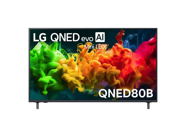 TV LG 55QNED80B6B.AMCN, 55" 4K QNED MiniLED Smart TV, 60Hz, α7 AI Gen9, webOS 26