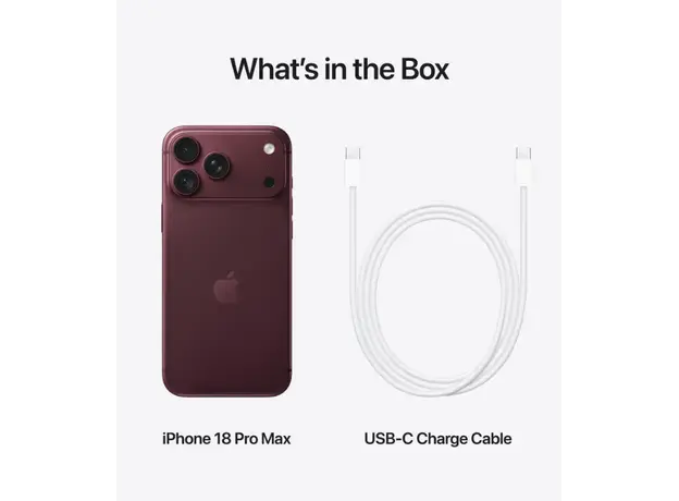 Mobile phone Apple iPhone 18 Pro Max 256GB Burgundy eSIM, 10 image
