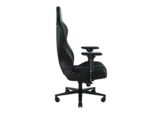 Gaming chair Razer Chair Enki Pro PU Leather- Alcantara, 4D Armrests, black-green, 3 image
