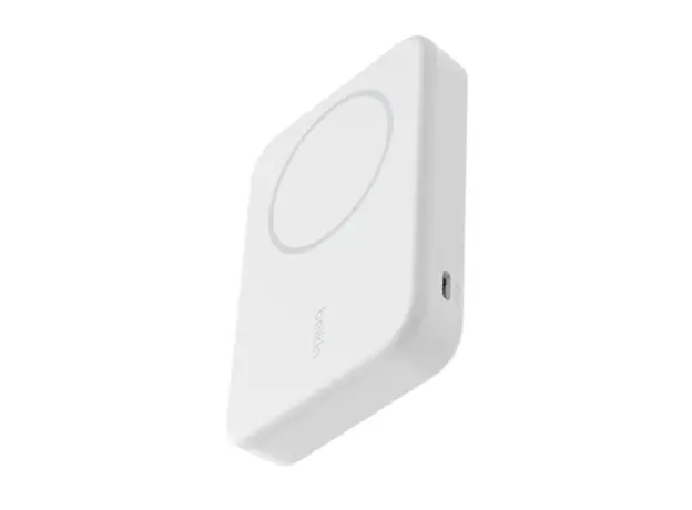 Portable Charger Belkin Magnetic Wireless Power Bank Qi2 15W 8000mAh With Stand BPD007BTWH