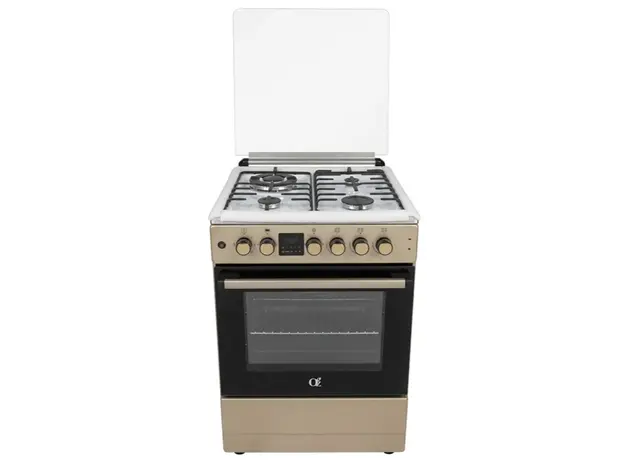 Oven Oz OE 6031 IX / 3Gas + 1Electric / Electric Oven / 60x60x85cm / FFD / Inox